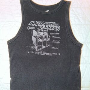 Hollister Dark Gray Tank Top